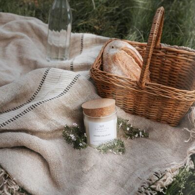 Hierba fresca - Vela hecha a mano perfumada con cera de soja natural