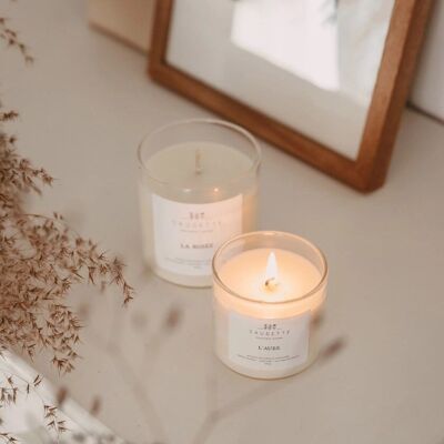 L'aube - Handmade candle scented with natural soy wax