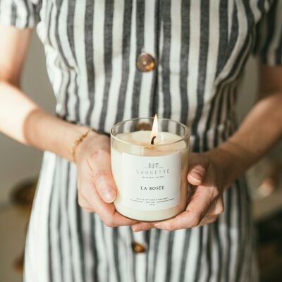 La rosée - Handmade candle scented with natural soy wax