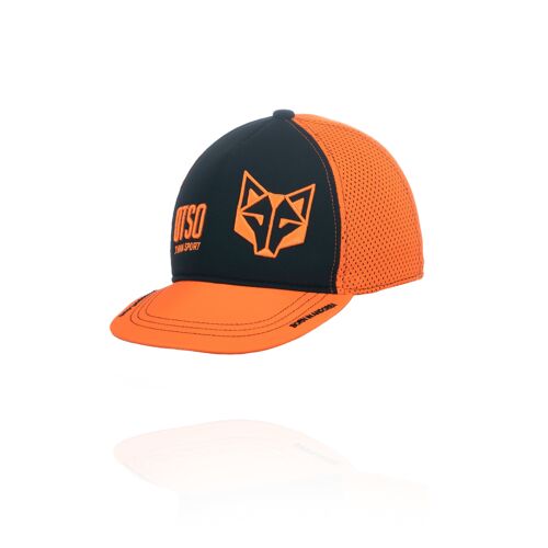 Gorra Snapback Black & Fluo Orange