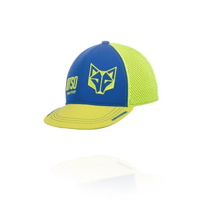 Electric Blue & Fluo Yellow Snapback Cap