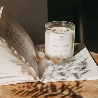Under the fig tree - Handmade candle scented with natural soy wax