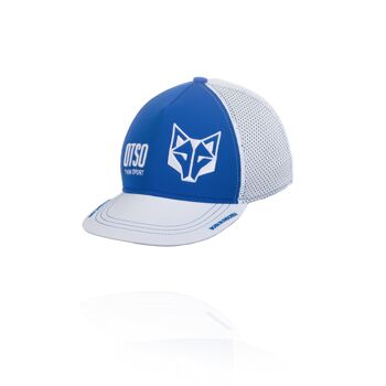 Casquette bleu électrique et blanche Snapback 1