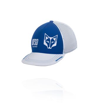 Casquette bleu électrique et blanche Snapback 3