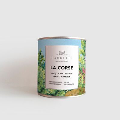 Corsica - Handmade candle scented with natural soy wax