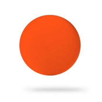 badge réfléchissant orange fluo 1