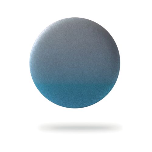 reflective badge reflector minimal clean design accessory fade blue