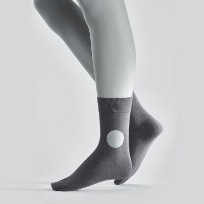 graue reflektierende Socken