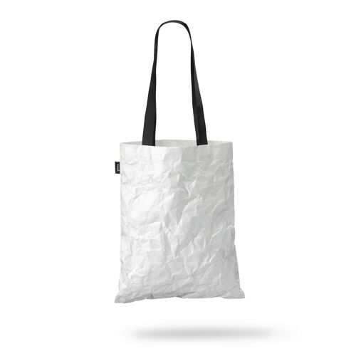 white weightless tote