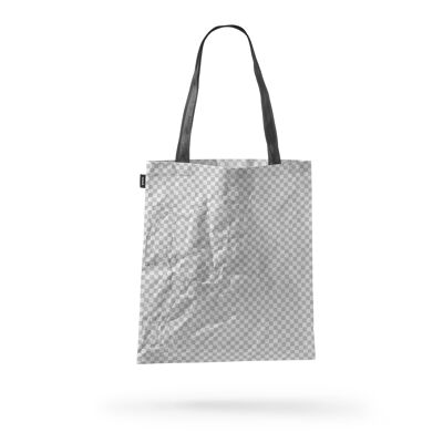 checked weightless tote