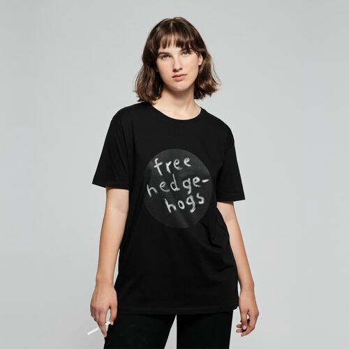 black writable t-shirt