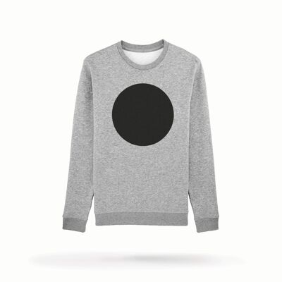 graues beschreibbares Sweatshirt