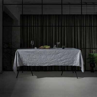 picnic grigio e tovaglia 150 x 250 cm