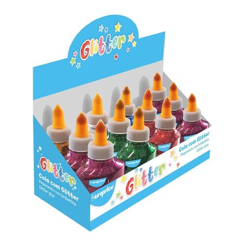 Glitter Glue 80 ml Box of 12