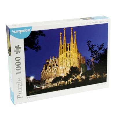 Puzzle Villes du Monde - Barcelone 1000 Pcs