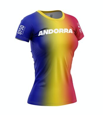 T-shirt femme Andorra à manches courtes 1