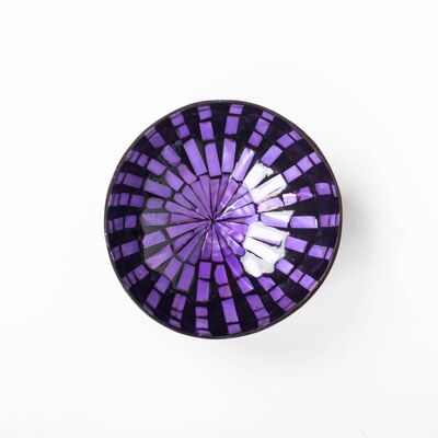 Coconut Shell Purple, Mother of Pearl