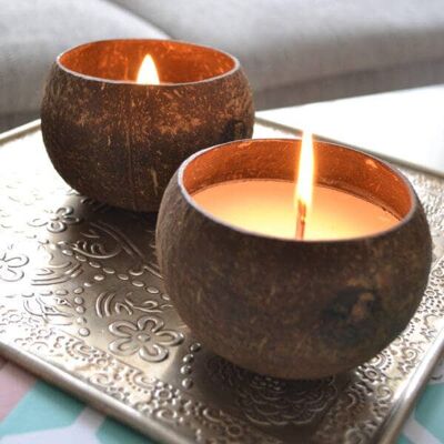 Coconut Candle Tropical Fruits