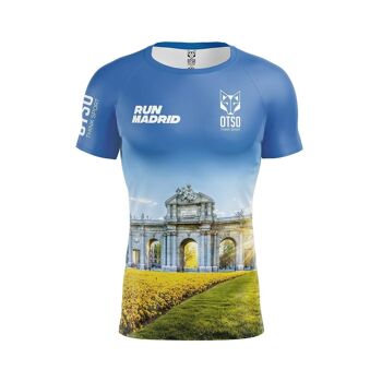 T-shirt à manches courtes Run Madrid Puerta de Alcalá pour homme 1