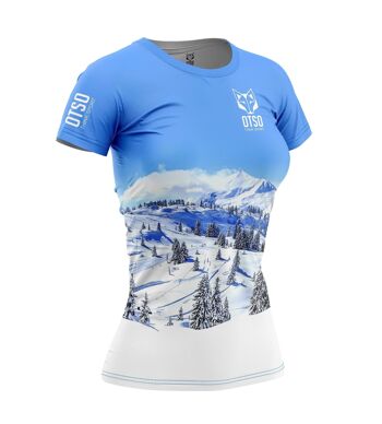 T-shirt à manches courtes Snow Forest pour femme 1