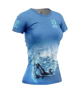 T-shirt de surf à manches courtes pour femmes (Outlet) 1