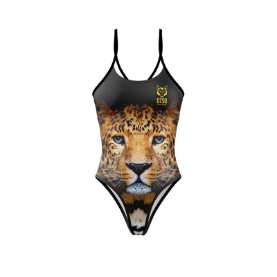 Badeanzug für Frauen aus Leoparden