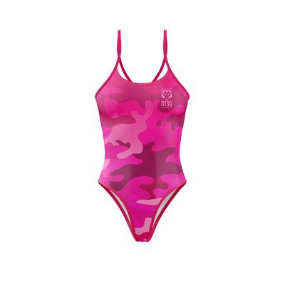 Women's Pink Camo Swimsuit