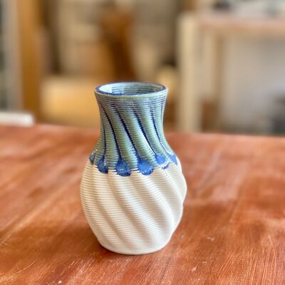 Vase Inspire S (blanc, bleu)