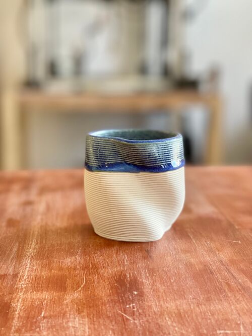 Cup Magic M (white, blue)
