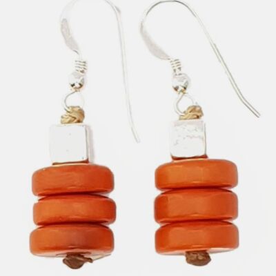Manaus Earrings - Orange