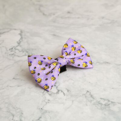 Dog Bow Tie - Don't Worry Bee, Happy