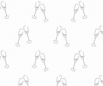 Boîte silhouette "Verres à champagne, blanc", 23 x 33 cm 6
