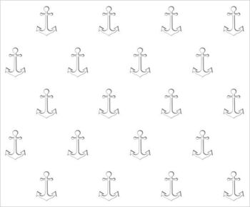 Carte silhouette "Ancre, blanc brillant", 23 x 33 cm 6