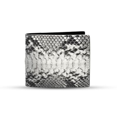 White Python Leather Wallet
