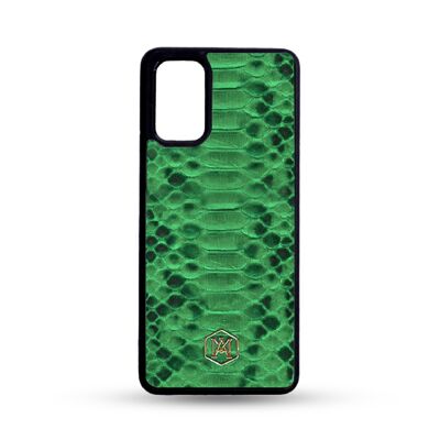 Funda Samsung Galaxy S20 en piel Pitón Verde