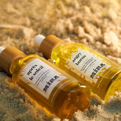 Summer discovery pack - 5 natural oils: Carrot, Plum, Baobab, after-sun oil and post-sunburn oil
