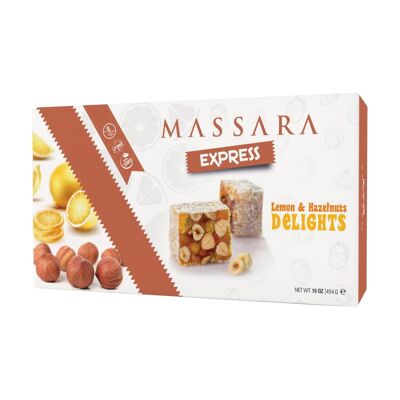 Massara Delights with Lemon and Hazelnut