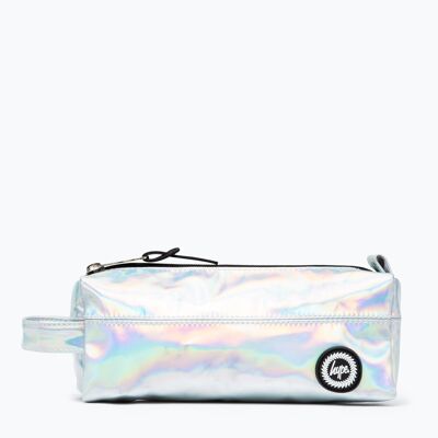 HYPE SILVER HOLOGRAPHIC PENCIL CASE