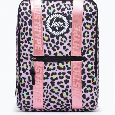 HYPE DISCO LEOPARD BOXY BACKPACK