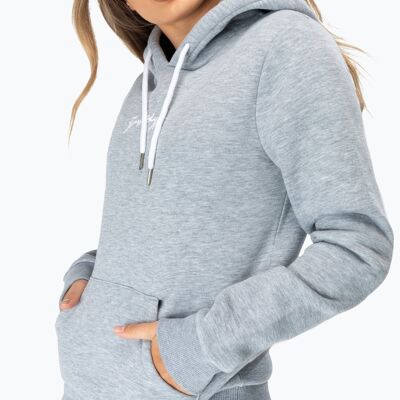 HYPE GREY SCRIBBLE WOMEN'S HOODIE