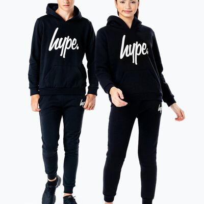 HYPE BLACK SCRIPT KIDS TRACKSUIT