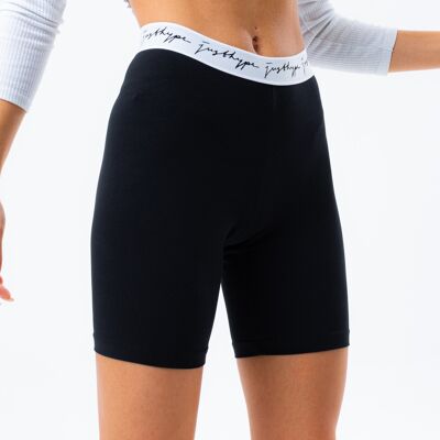 HYPE BLACK SCRIBBLE LOGO WOMEN'S CYCLE SHORTS