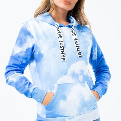 HYPE CLOUDS WOMEN'S PULLOVER HOODIE
