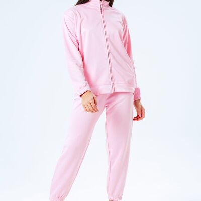 HYPE PINK ESSENTIAL KIDS TRACKUIT