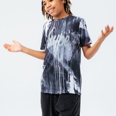 HYPE BLACK SPRAY KIDS T-SHIRT