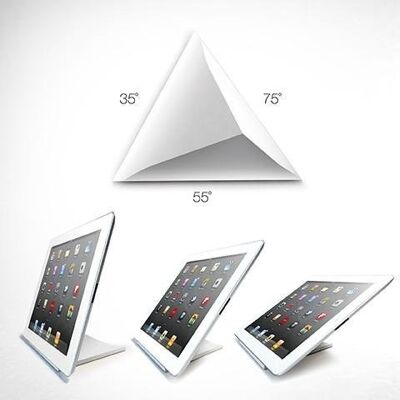 Pyramide magnétique à facettes pour iPad (ILH033)