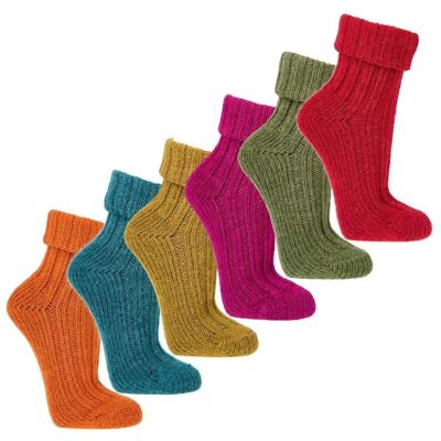 2 pairs of colorful alpaca socks "Color"