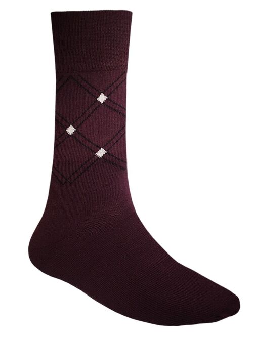 HomeOfSocks® Mini Diamond - Maroon