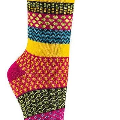 Hygge Wool Socks Multicolored - 2 Pack - Pink