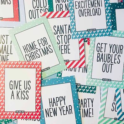 CHRISTMAS Milestone Cards